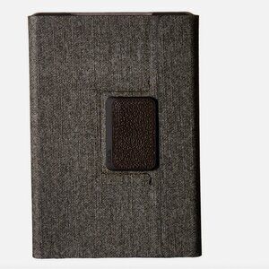 Tumi Astor Earl Gray Rotating Folio Case For iPad Mini Coated Canvas